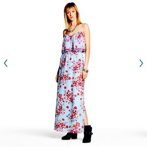 Juniors Vera Wang formal maxi dress size M